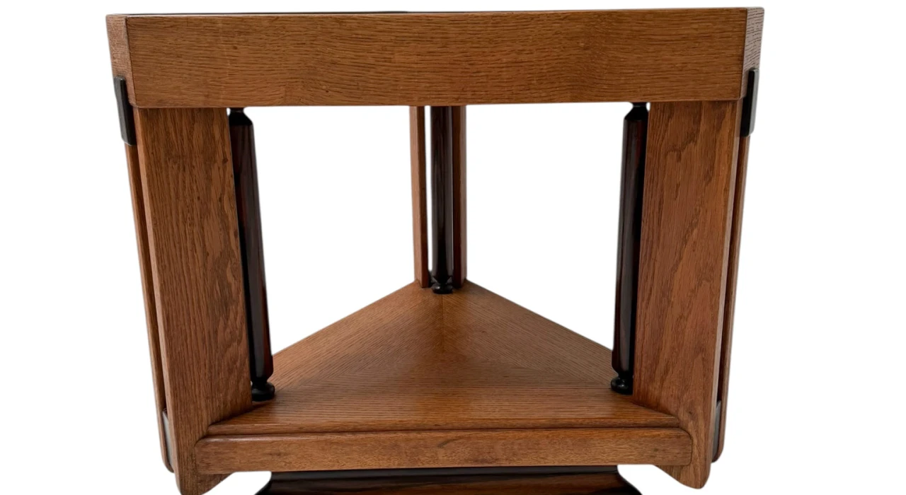 Art Deco Modernist Triangular Side Table by Anton Lucas, 1920s